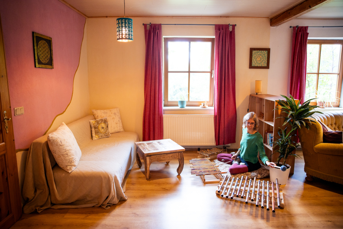 Kerstin beim spielen